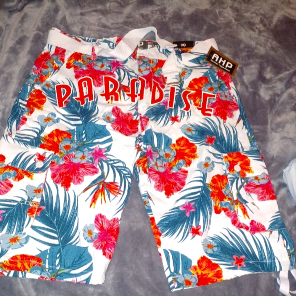 Designer cargo shorts